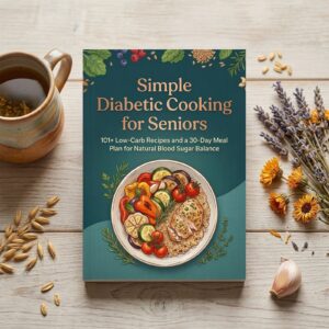 Simple Diabetic Cooking for Seniors: 101+ Low-Carb Recipes and a 30-Day Meal Plan for Natural Blood Sugar Balance