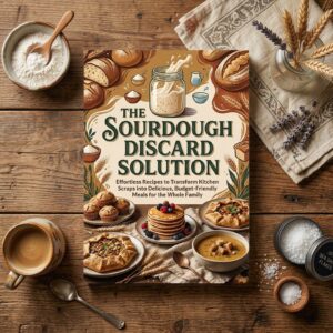 The Sourdough Discard Solution: Effortless Recipes to Transform Kitchen Scraps into Delicious, Budget-Friendly Meals for the Whole Family