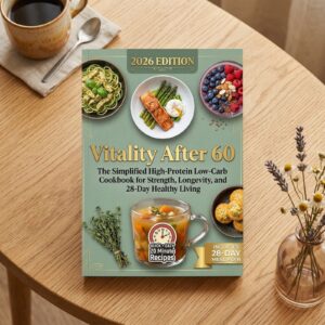 Vitality After 60: The Simplified High-Protein Low-Carb Cookbook for Strength, Longevity, and 28-Day Healthy Living